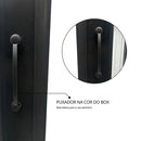Box Para Banheiro de PVC Sanfonado Frontal BCF Preto